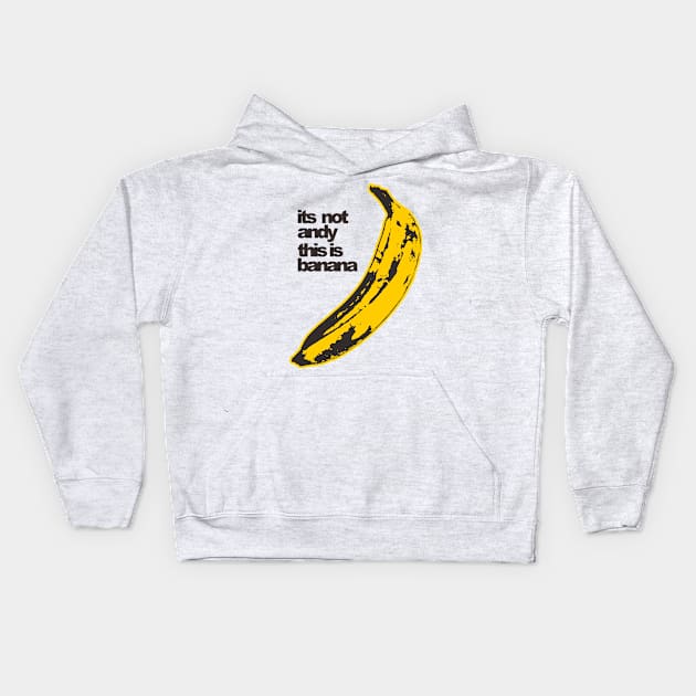 Banana Kids Hoodie by Feo_Josephira